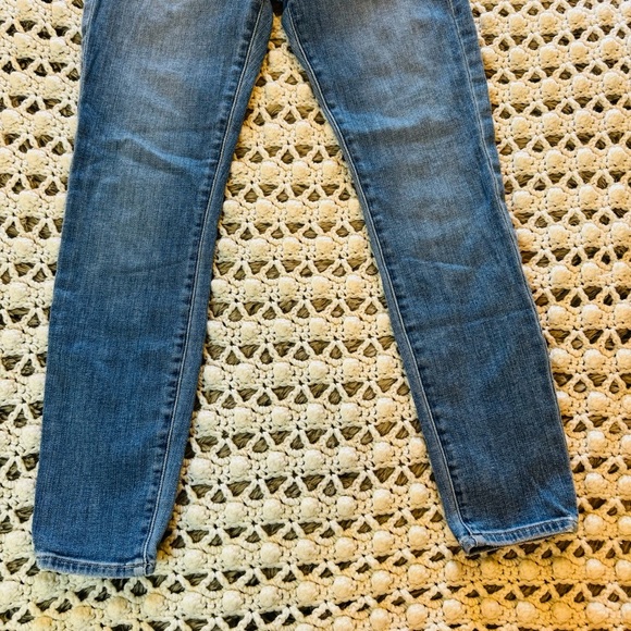 Frame Denim Le Skinny de Jeanne Crop Jeans Light/Medium Wash size 28 - Picture 12 of 13